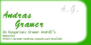 andras gramer business card